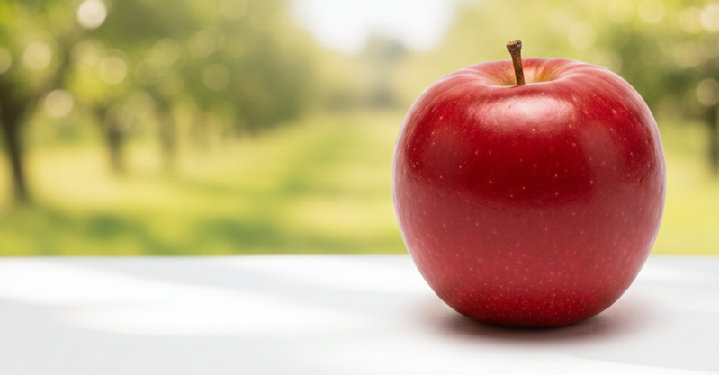 red apple